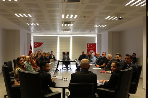 Kaymakam Mustafa GÜRDAL Başkanlığında Kurum Müdürleri İle İlçe İdare Şube Başkanları Değerlendirme Toplantısı Yapıldı.